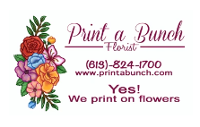 Coupon codes Print a Bunch Florists