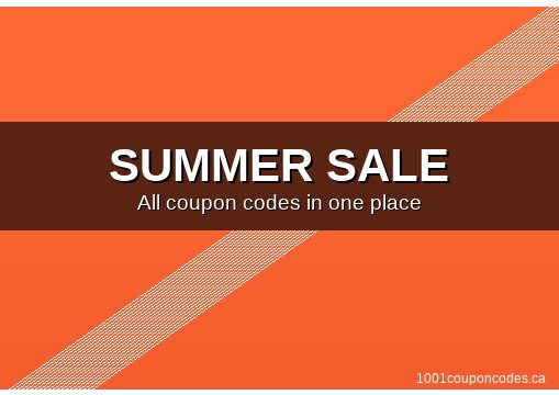 Coupon codes Summer Sale